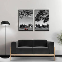 HKM-980563 Wooden Photo Frame Set for Living Room & Bedroom - A1 A2 A3 A4 Sizes