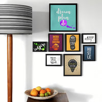 HKM-980563 Wooden Photo Frame Set for Living Room & Bedroom - A1 A2 A3 A4 Sizes