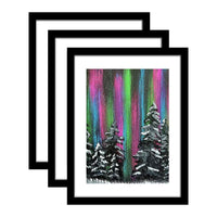 HKM-980563 Wooden Photo Frame Set for Living Room & Bedroom - A1 A2 A3 A4 Sizes
