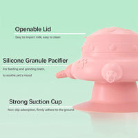HKM-9805885 Self-Service Milk Feeding Device for Puppies and Kittens - Bionic Breast Design, Silicone Milk Bowl