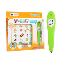 HKM-980691 Interactive English Learning Pen for Kids with Cognitive Learning Cards - Ages 2 to 14