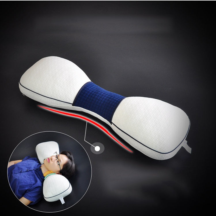 HKM-980819 Cervical Traction Pillow with Adjustable Height and Soft Polyester Cotton Fabric