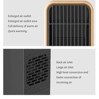 HKM-980883 Compact Electric PTC Fan Heater for Efficient Room Heating