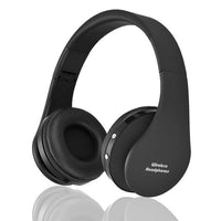 HKM-980883 Foldable Bluetooth Headset with Super Bass and Noise Reduction, 7-Hour Playtime, Adjustable Design