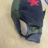 HKM-9808957 Cotton Thickened Pet Outfit with Hat for Dogs and Cats in Green