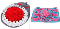 HKM-9809213 Interactive Dog Sniffing Mat for Puzzle Play and Snack Training, Non-Slip Feeding Blanket, 27.17x20.87 Inches