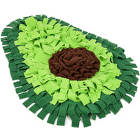 HKM-9809213 Interactive Dog Sniffing Mat for Puzzle Play and Snack Training, Non-Slip Feeding Blanket, 27.17x20.87 Inches