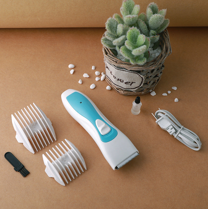 HKM-9809981 Pet Electric Clipper for Small Dogs with Ceramic and Stainless Steel Blades - Includes Combs and Accessories