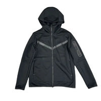 HKM-981075 Men's Plus Size Sports Hoodie Long Sleeved Zippered Jacket Thick Trench Coat for Winter Clothing Men's Coats