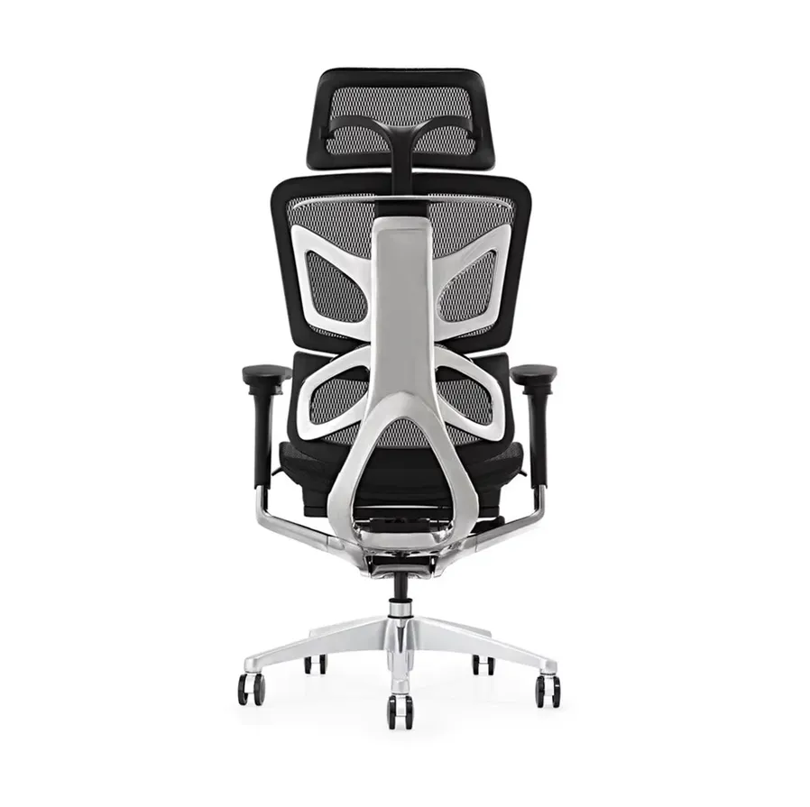 HKM-981139 Ergonomic High Back Mesh Office Chair with Adjustable Headrest and Revolving Function