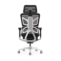 HKM-981139 Ergonomic High Back Mesh Office Chair with Adjustable Headrest and Revolving Function