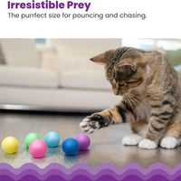 HKM-9811645 Interactive 3-Tier Cat Track Toy with Spinning Balls for Active Play and Mental Stimulation