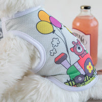 HKM-9812541 Ice Silk Casual Dog Vest for Summer, Lightweight and Breathable Design
