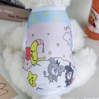 HKM-9812541 Ice Silk Casual Dog Vest for Summer, Lightweight and Breathable Design