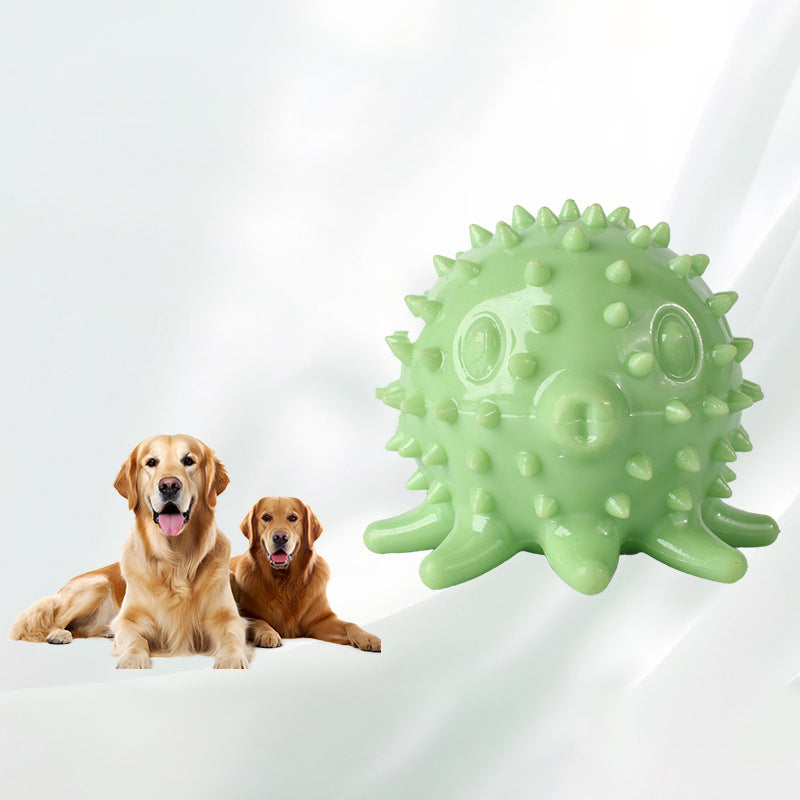 HKM-9812797 Interactive TPR Octopus Dog Toy for Puppies and Dogs – Chew-Resistant, Boredom Buster