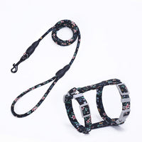 HKM-9813437 I-shaped Cat Traction Rope Harness with Adjustable Leash, Various Colors Available