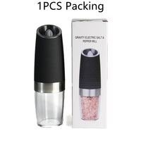 HKM-981395 Stainless Steel Electric Salt and Pepper Grinders with Adjustable Coarseness for Kitchen Use