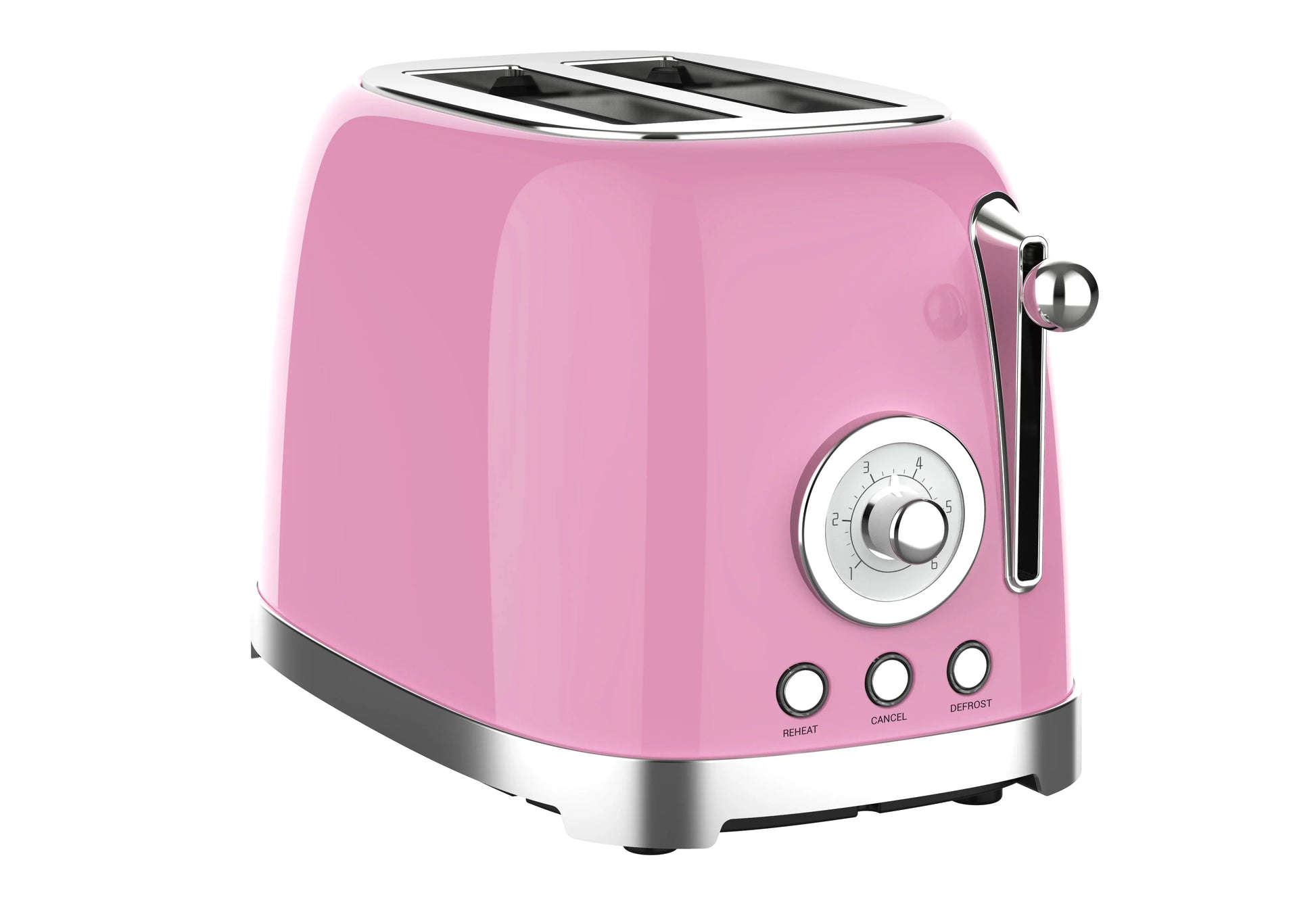 HKM-981587 Stainless Steel Two-Slice Retro Toaster for Home Use
