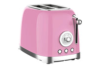 HKM-981587 Stainless Steel Two-Slice Retro Toaster for Home Use