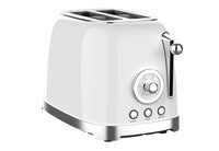 HKM-981587 Stainless Steel Two-Slice Retro Toaster for Home Use