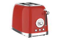 HKM-981587 Stainless Steel Two-Slice Retro Toaster for Home Use