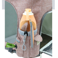 HKM-9816381 Transparent Portable Cat Backpack with Ventilated Mesh Windows and Adjustable Straps for Easy Travel