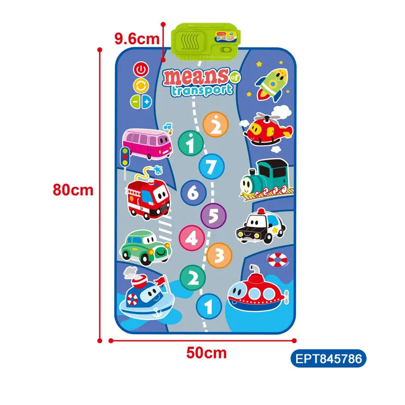 HKM-981651 Electric Musical Activity Mat for Early Learning and Development - EPT845786