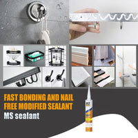 HKM-981715 Multi-Purpose No-Drill Adhesive Sealant for Indoor Use, Waterproof Structural Bonding Solution