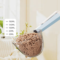 HKM-9817405 Universal Hygienic Pet Food Spoon with Clip for Dogs and Cats