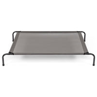 HKM-9818557 Elevated Dog Bed with Durable Textilene Mesh, Indoor and Outdoor Pet Bed, 43" x 26" x 8", Gray