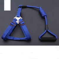 HKM-9819197 Rainbow Series Round Rope Chest and Back Collar for Dogs - Multiple Colors Available