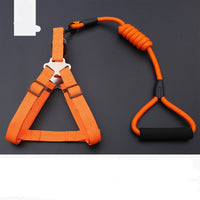HKM-9819197 Rainbow Series Round Rope Chest and Back Collar for Dogs - Multiple Colors Available