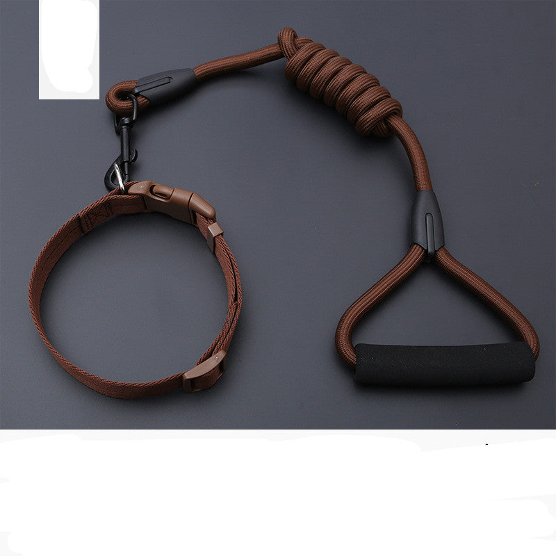 HKM-9819197 Rainbow Series Round Rope Chest and Back Collar for Dogs - Multiple Colors Available