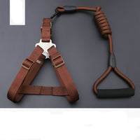 HKM-9819197 Rainbow Series Round Rope Chest and Back Collar for Dogs - Multiple Colors Available