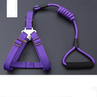 HKM-9819197 Rainbow Series Round Rope Chest and Back Collar for Dogs - Multiple Colors Available