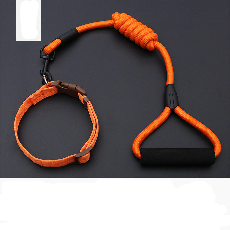 HKM-9819197 Rainbow Series Round Rope Chest and Back Collar for Dogs - Multiple Colors Available