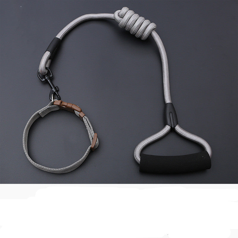 HKM-9819197 Rainbow Series Round Rope Chest and Back Collar for Dogs - Multiple Colors Available