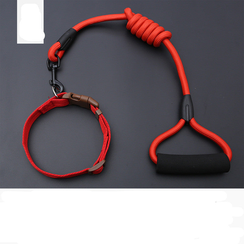 HKM-9819197 Rainbow Series Round Rope Chest and Back Collar for Dogs - Multiple Colors Available