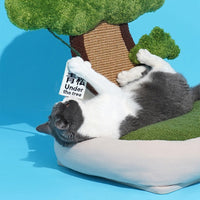 HKM-9819965 Pet Green Pine Tree Shape Cozy Cat Litter for Resting and Claw Grinding