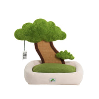 HKM-9819965 Pet Green Pine Tree Shape Cozy Cat Litter for Resting and Claw Grinding
