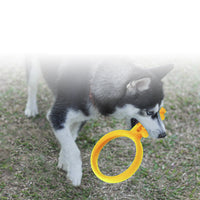 HKM-9820733 Floating Water Toy for Dogs - TPR Foam Gnawing Toy with Key Grip for Outdoor Play