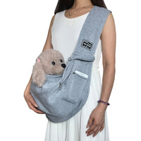 HKM-9822141 Breathable Sling Bag for Small Pets - Ideal for Dogs and Cats