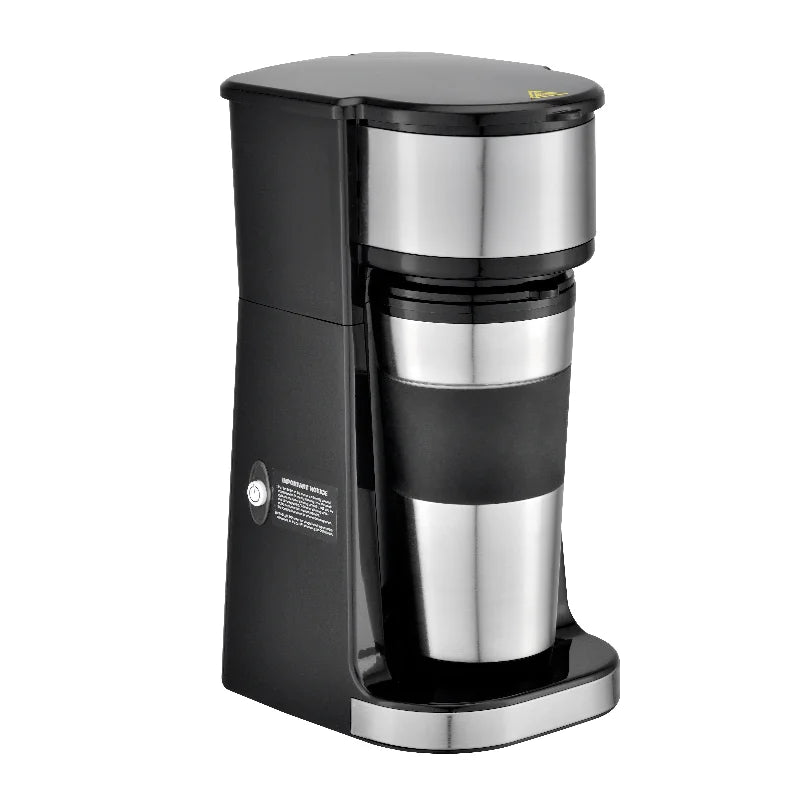 HKM-982419 Compact 0.42 L Single Cup Coffee Maker for Home Brewing