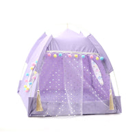 HKM-9824701 Foldable Waterproof Polyester Kennel Tent for Pets - Breathable Design in Multiple Sizes