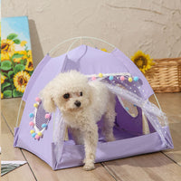 HKM-9824701 Foldable Waterproof Polyester Kennel Tent for Pets - Breathable Design in Multiple Sizes