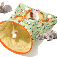 HKM-9826493 Diamond Bag Cat Toy - Sounding Hedgehog Design, Orange Polyester Cloth, 35x45x30CM