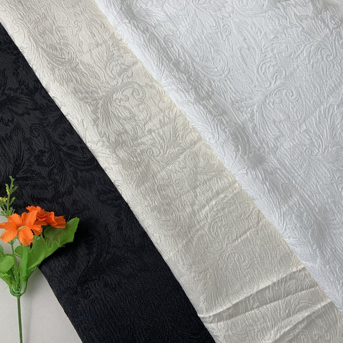 HKM-982675 Embossed Texture Jacquard Woven Fabric - 100% Polyester, 145cm Wide for Dresses, Autumn/Winter
