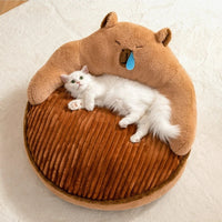 HKM-9827133 Universal Cat Nest Bed Sofa with Removable and Washable Cover for Multi-Cat Families - Cozy Winter Accessory
