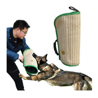 HKM-9827261 Coarse Linen Biting Sleeve Protector - Durable Jute Material for Enhanced Safety