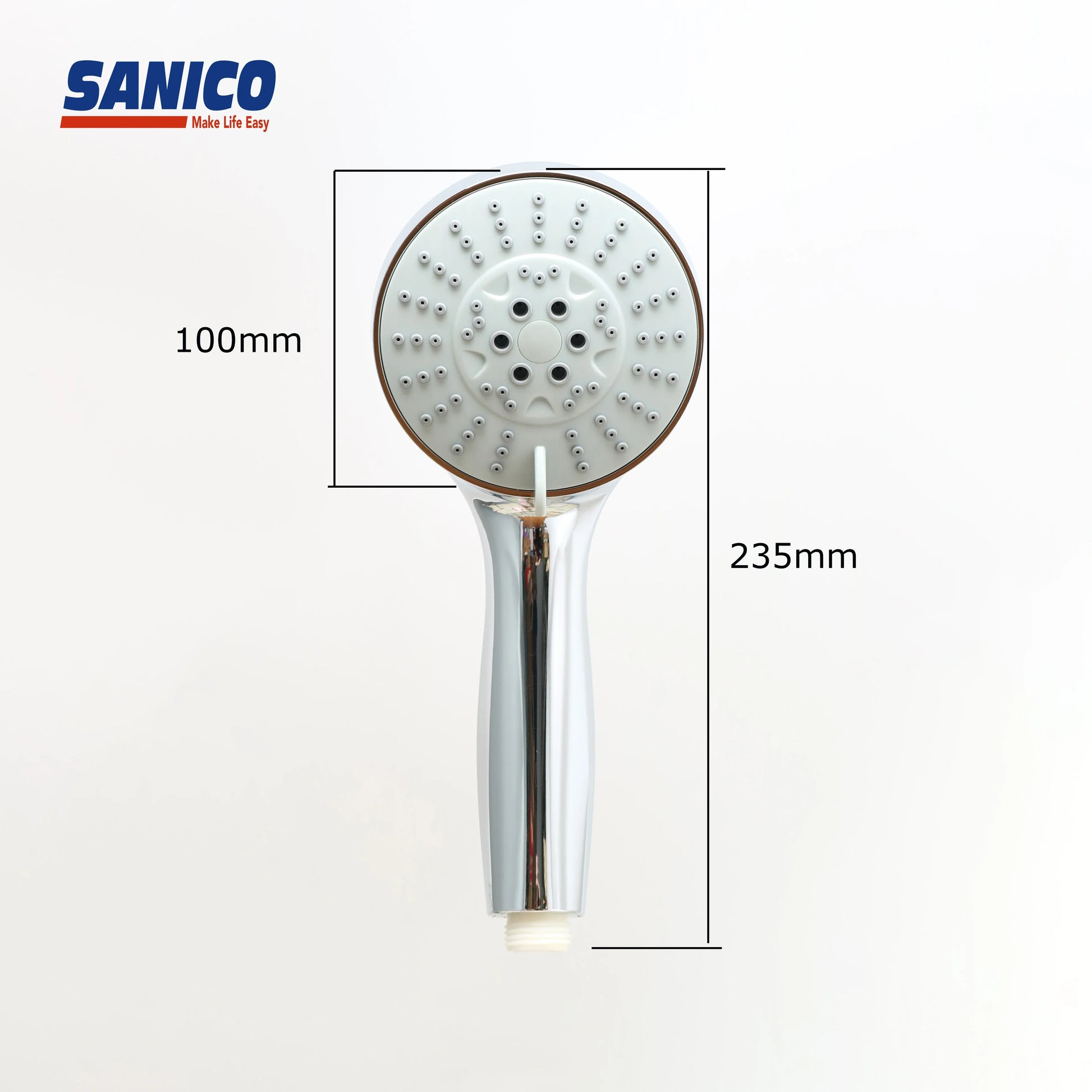 HKM-982867 Multi-Function Rain Shower Head with Filter and Handheld Option